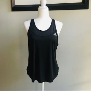 Adidas work out tank, black size Large